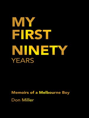 cover image of My First Ninety Years